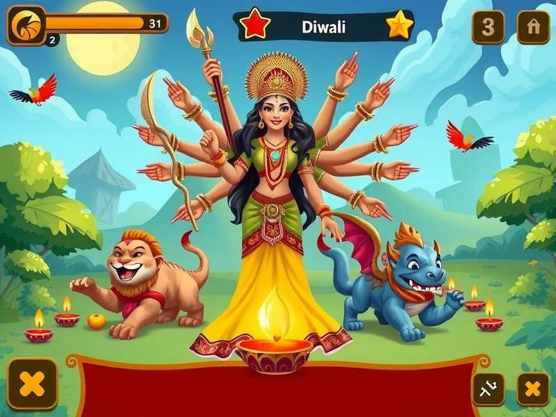 Durga S Enchanted Land community event with players